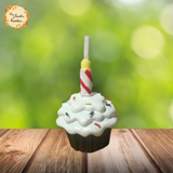 Cupcake Themed Candle