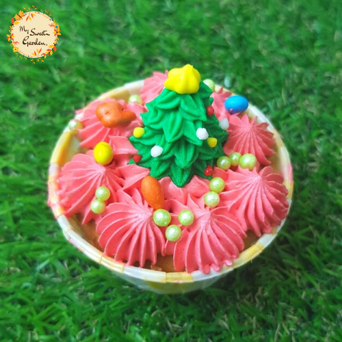 Christmas Tree Artistic Cupcake E