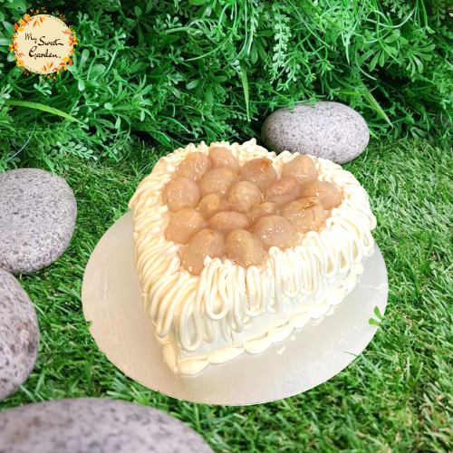 Pinky Lychee Sponge Cream Cake B
