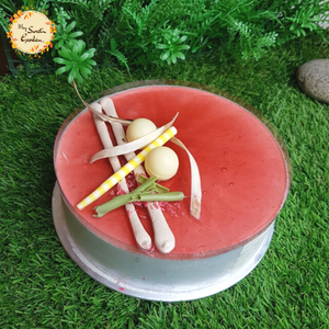 Strawberry Cream Cheese Mousse Cake