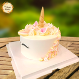 Rose Unicorn Artistic Cake