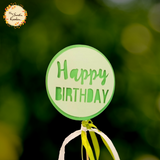 Succulent Cactus Happy Birthday Set Paper Insert