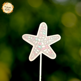 Glittered Ocean Paper Inserts