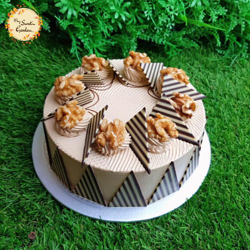 California Mocha Walnut Cake A