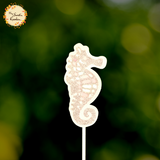 Glittered Ocean Paper Inserts