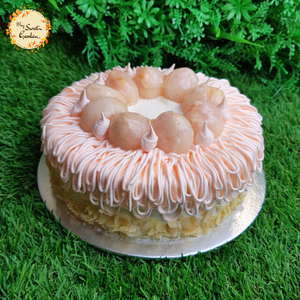 Pinky Lychee Sponge Cream Cake A