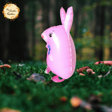 Rabbit Walking Helium Foil Balloon