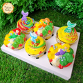 Assorted Mermaid Themed Artistic Cupcake
