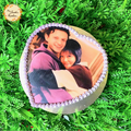 Heart Shaped Love Digital Print Cake