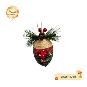 Christmas Ball Acorn Owl Cloth Christmas Tree Hanging Decorations