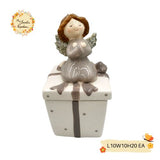 Christmas Angel Gift Box Porcelain Containers with Lid
