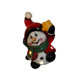 Christmas Snowman LED Porcelain Decorations