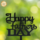 Cursive Happy Father's Day Acrylic Insert