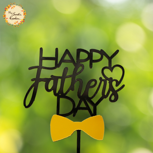 Cursive Happy Father's Day Acrylic Insert