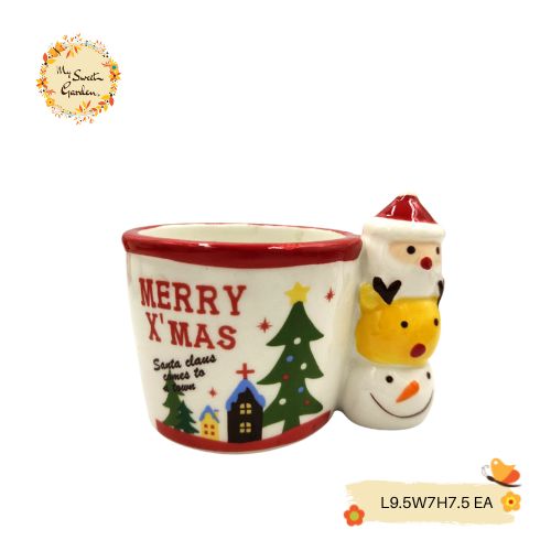 Christmas Mini Ceramic Dessert/ Drink Cups