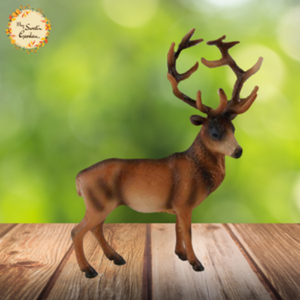 Stag Clay Figurine