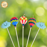 Balloons Themed Candle