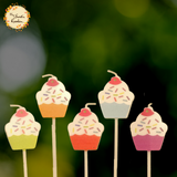 Cupcake Themed Candle