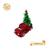 Tinsel Christmas Tree Hanging Decorations