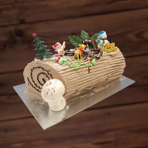 Xmas Chocolate Log Cake (1KG)