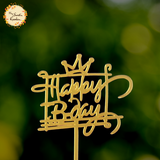Crown Happy Birthday Acrylic Insert