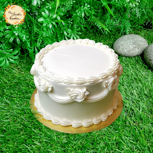 DIY Draped Cake Base A