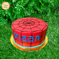 DIY Spiderweb Themed Cake Base
