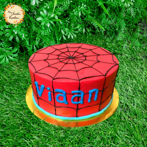 DIY Spiderweb Themed Cake Base