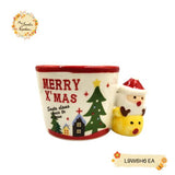 Christmas Mini Ceramic Dessert/ Drink Cups