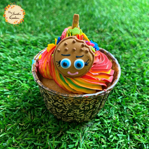 Chipped Cookie Artistic Cupcake