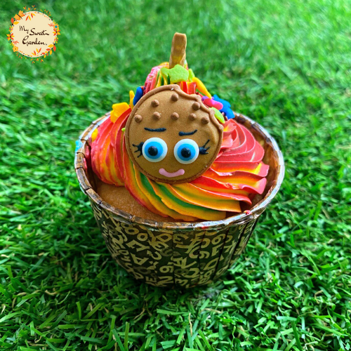 Chipped Cookie Artistic Cupcake