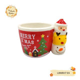 Christmas Mini Ceramic Dessert/ Drink Cups