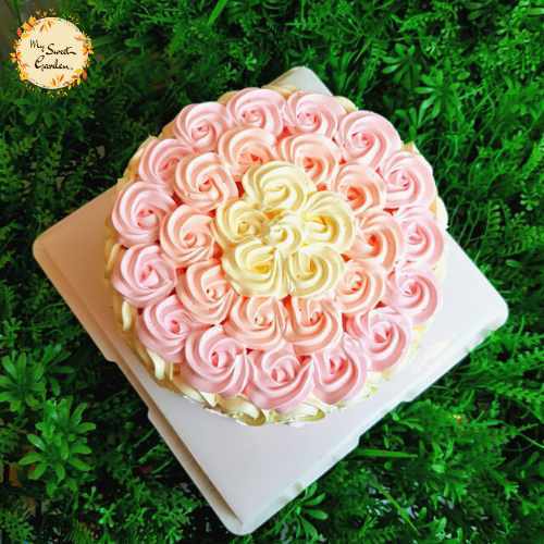 DIY Rosette Themed Cake Base C