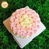 DIY Rosette Themed Cake Base C