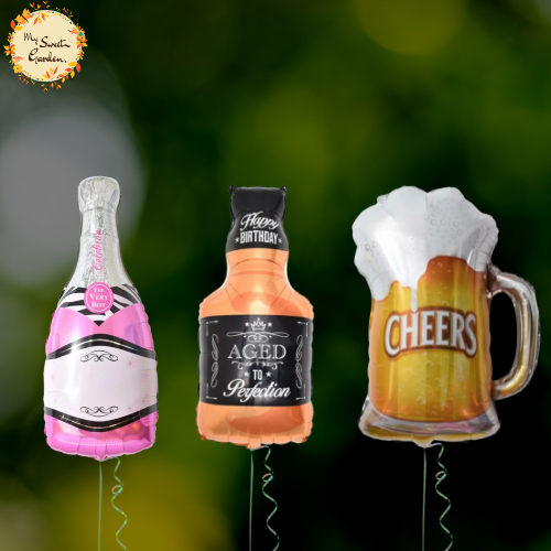 Alcohol Theme Foil Balloon