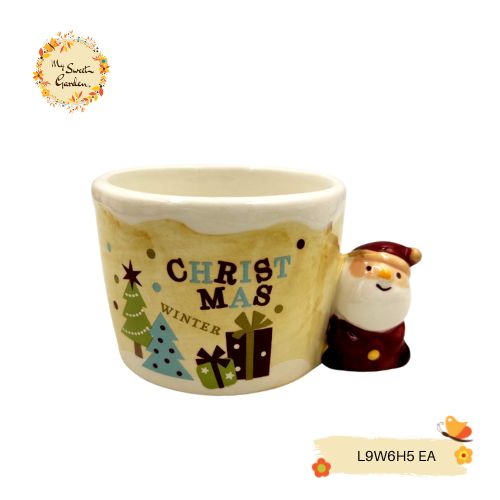 Christmas Mini Ceramic Dessert/ Drink Cups