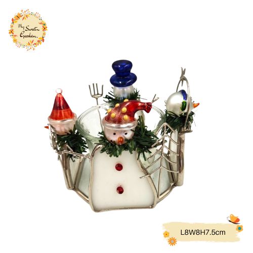 Christmas Aromatherapy Wick Candle Holder
