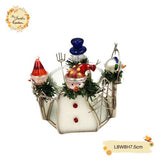 Christmas Aromatherapy Wick Candle Holder