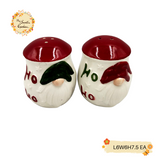 Christmas Salt & Pepper Porcelain Shaker Set