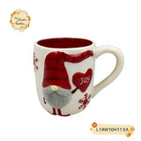 Christmas Gnome Porcelain Cups