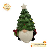 Christmas Gnome (Full Body) Porcelain Container with Lid