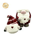 Christmas Gnome (Full Body) Porcelain Container with Lid