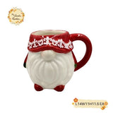 Christmas Gnome Porcelain Cups