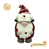Christmas Gnome (Full Body) Porcelain Container with Lid