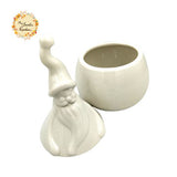 Christmas Gnome (Full Body) Porcelain Container with Lid
