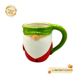 Christmas Gnome Porcelain Cups