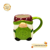 Christmas Gnome Porcelain Cups