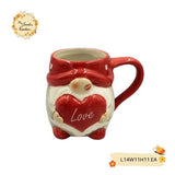 Christmas Gnome Porcelain Cups