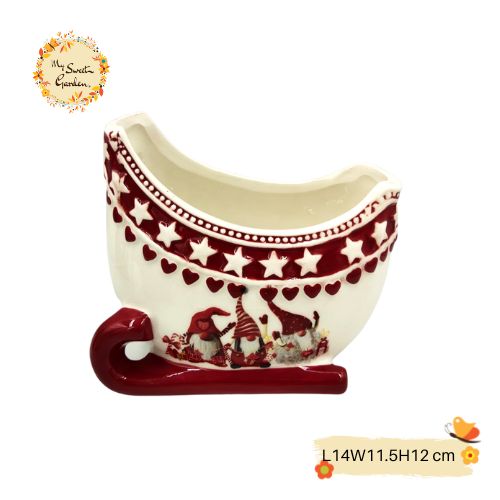 Christmas Gnome Porcelain Containers