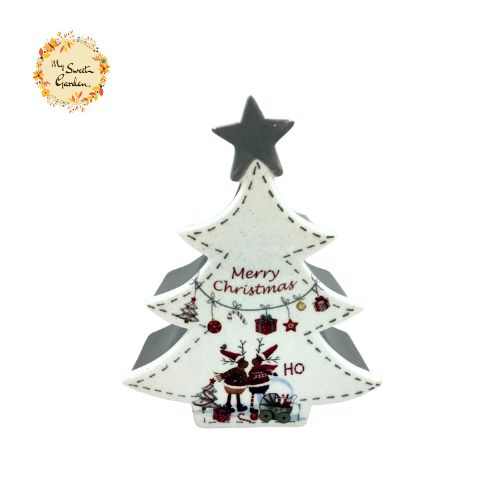 Christmas Tree Porcelain Containers with Lid